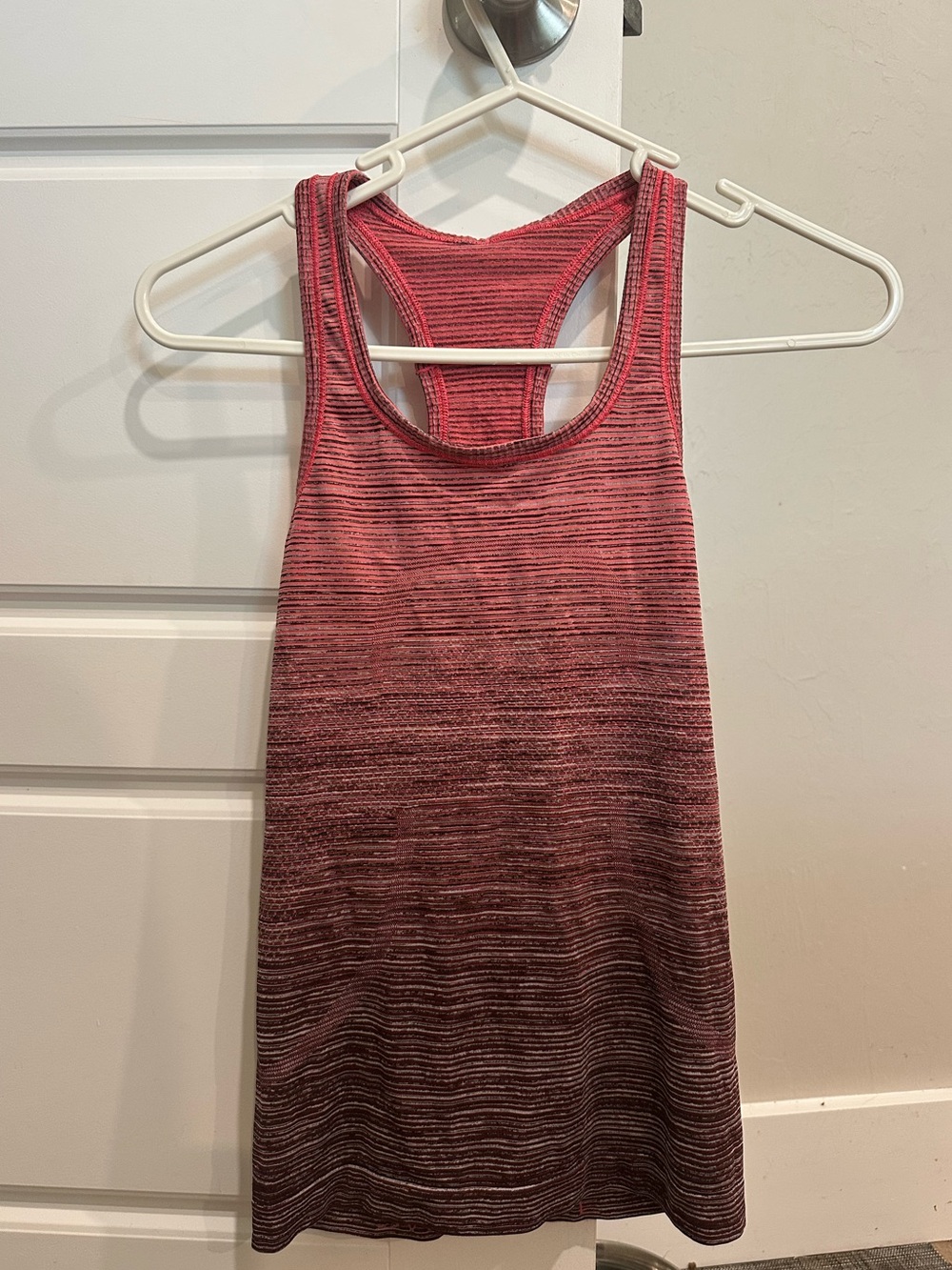 Lululemon Striped Pink Swiftly Tank